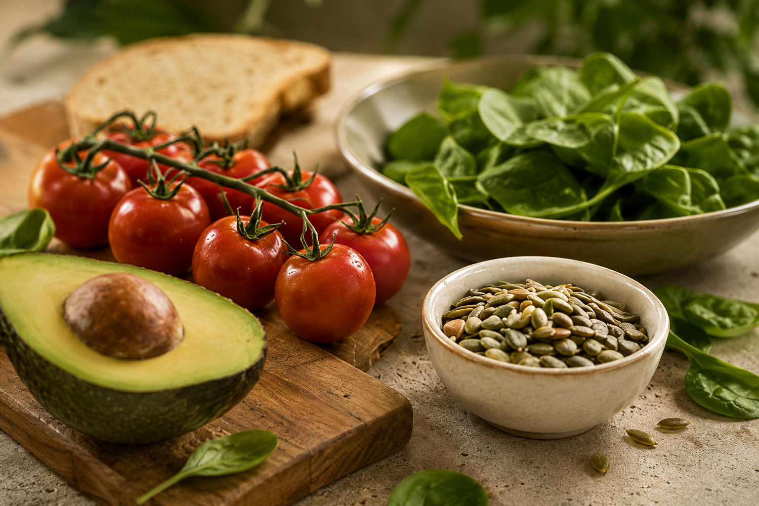 Ingredientes frescos da Cumbuca